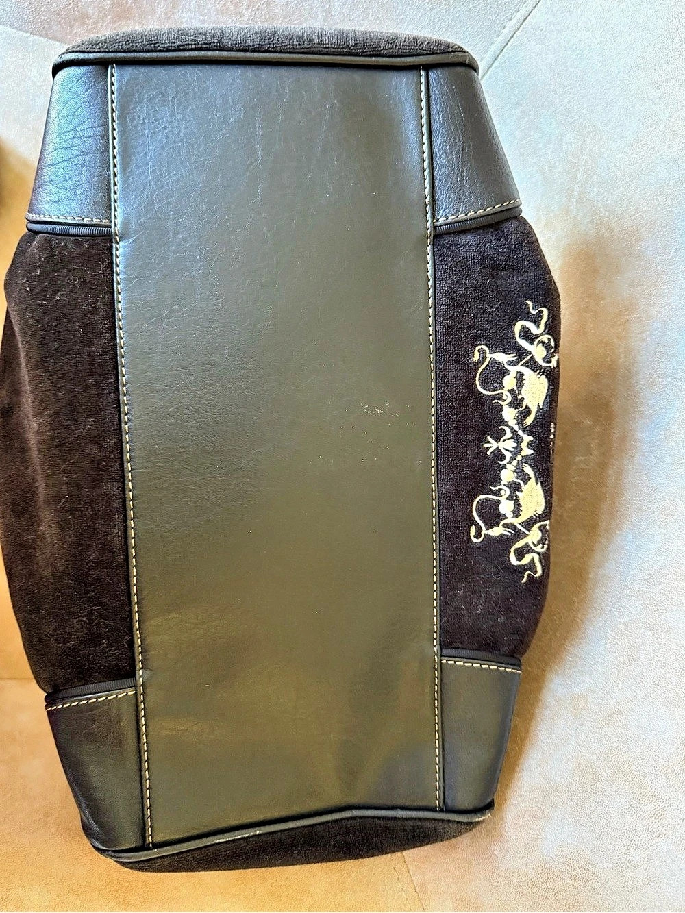 Juicy Couture "Once Upon a Time" Velour Daydreamer Bag BLACK - McBling - Picture 7 of 16
